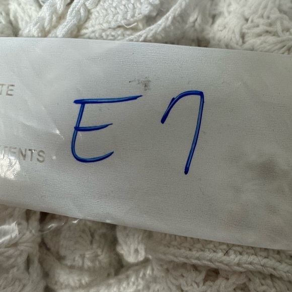 Urban Outfitters White Crochet Halter Dress Size Medium - Picture 10 of 10